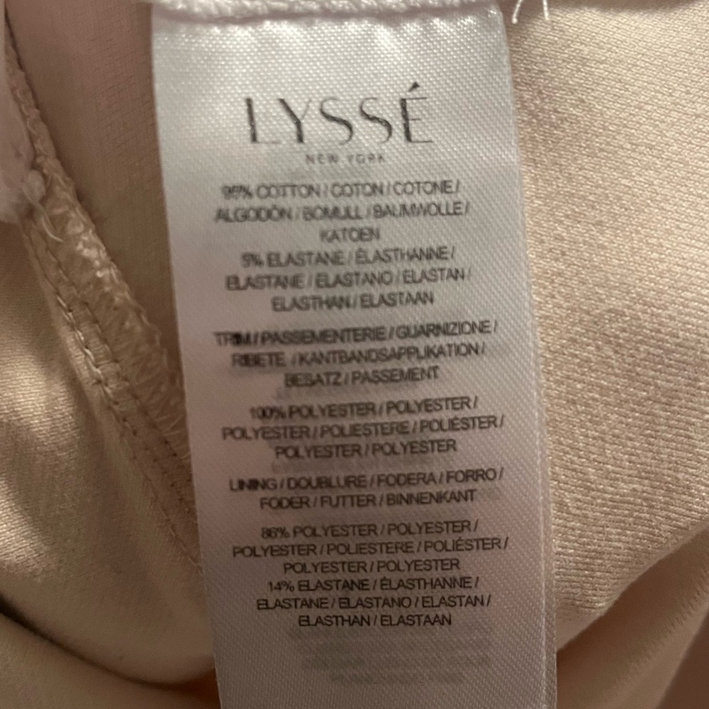 Lysse Knit Denim Wide Leg Smoothing Waistband Cropped Pants Size L - Picture 7 of 7